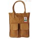 Duży Włoski worek Vera Pelle ,pojemna torba ,kieszenie Camel BY44C2