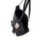 Pojemna włoska torba Shopper bag ,skórzana na ramię mieści A4 ,Vera Pelle , Czarna SB755N