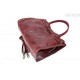 Duża pojemna torba na ramię Shopper Bag bordo SB577RR