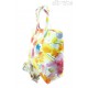 Włoska torba A4 Shopper Bag Vera Pelle Kwiaty SB689K2