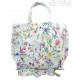 Włoska torba A4 Shopper Bag Vera Pelle Kwiaty SB689K1
